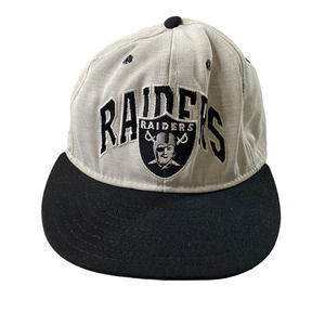 Vintage Raiders Double Logo Annco Hat Size 7